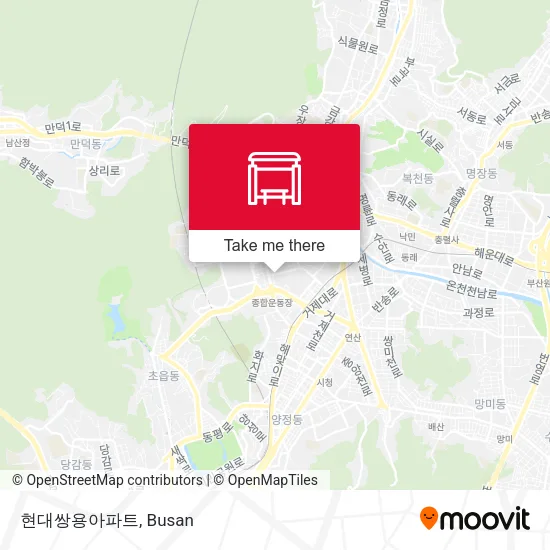 현대쌍용아파트 map