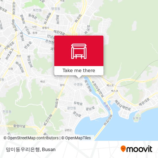 망미동우리은행 map