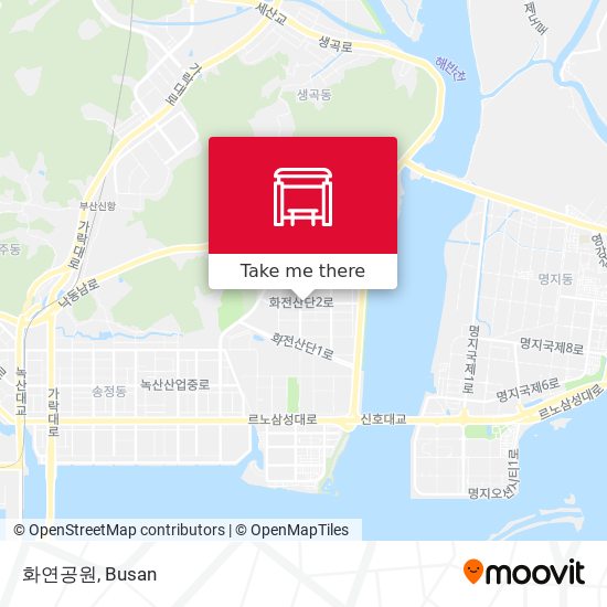화연공원 map
