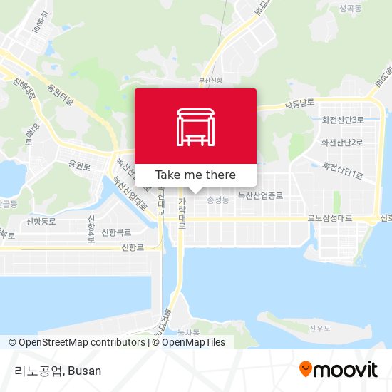 리노공업 map