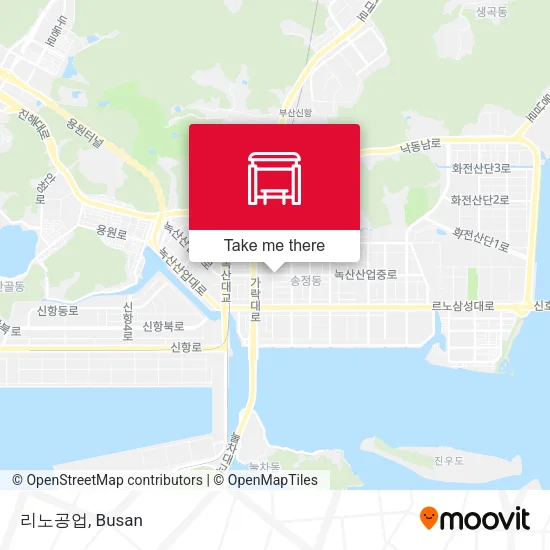 리노공업 map