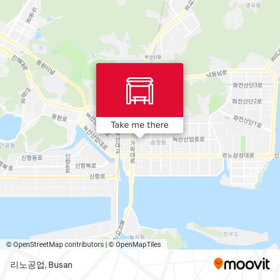 리노공업 map