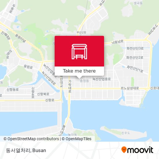 동서열처리 map