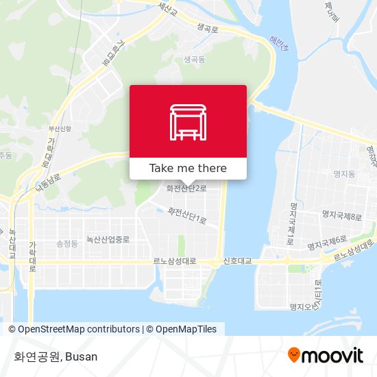 화연공원 map