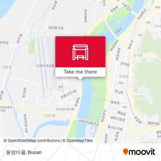 동방마을 map