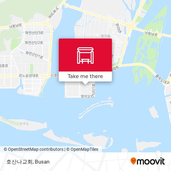 호산나교회 map