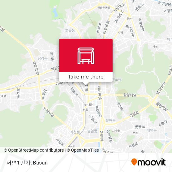 서면1번가 map