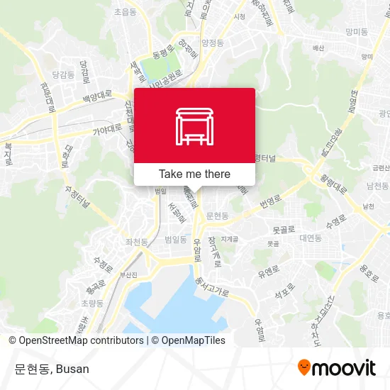 문현동 map