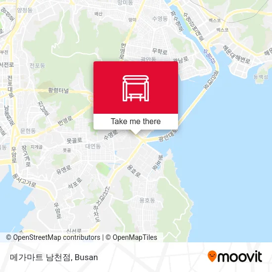 메가마트 남천점 map