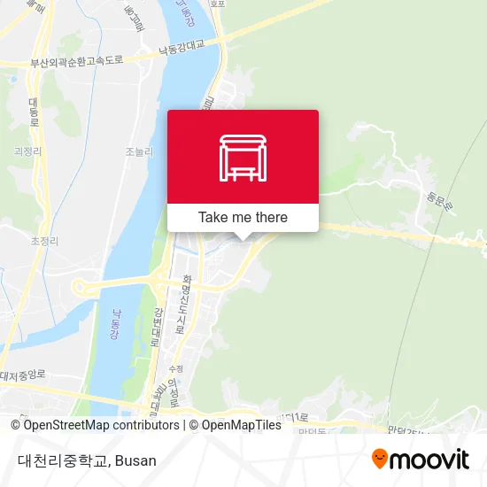 대천리중학교 map