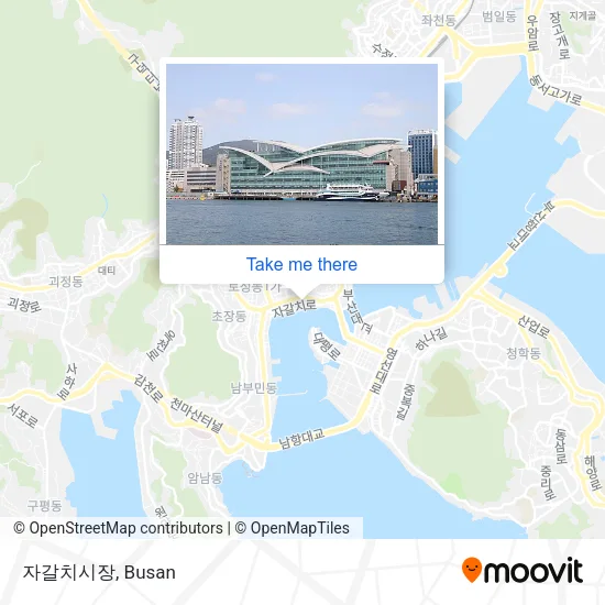 자갈치시장 map