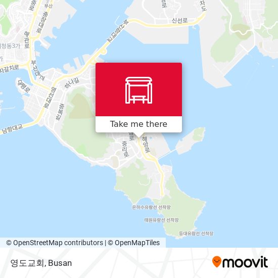 영도교회 map