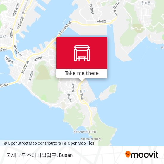 국제크루즈터미널입구 map