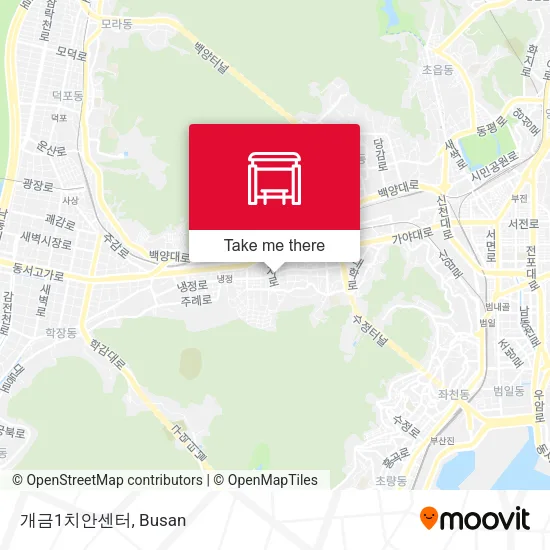 개금1치안센터 map