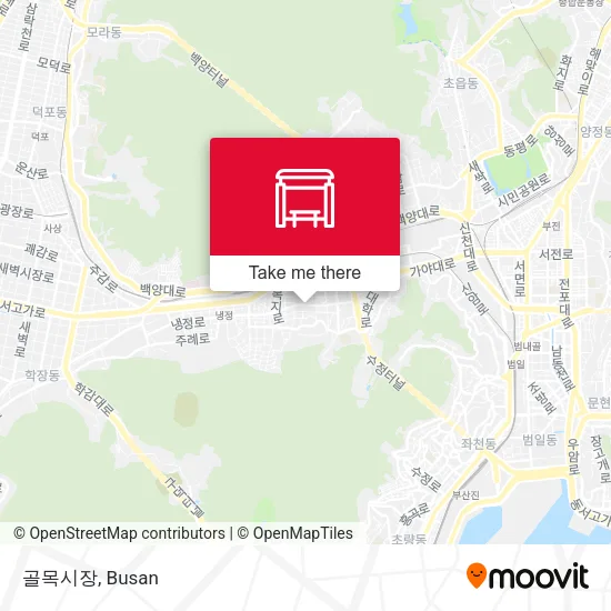 골목시장 map