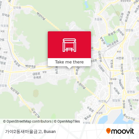 가야2동새마을금고 map