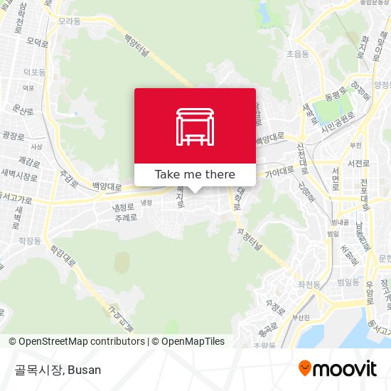 골목시장 map