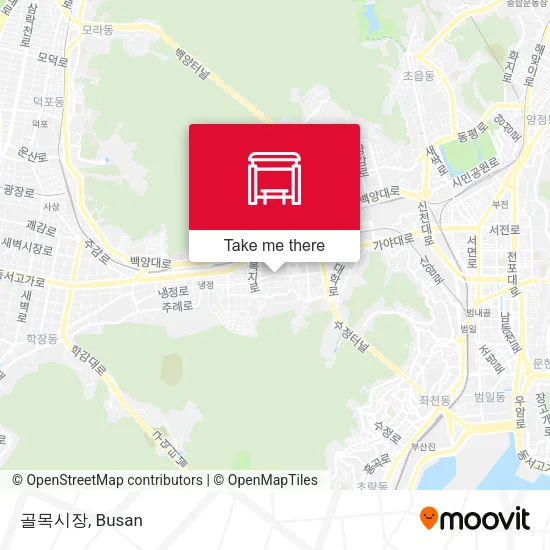 골목시장 map