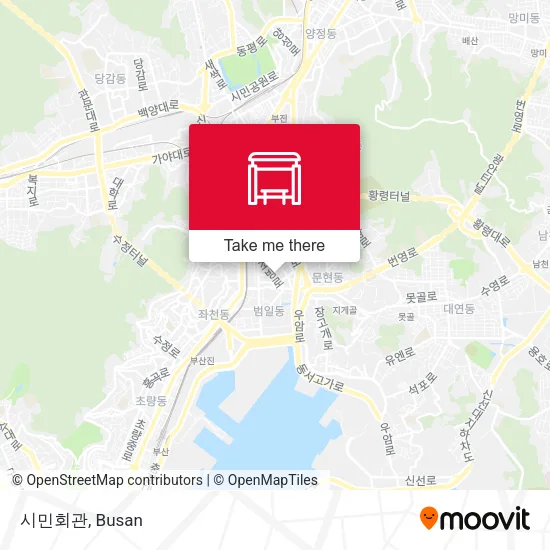 시민회관 map