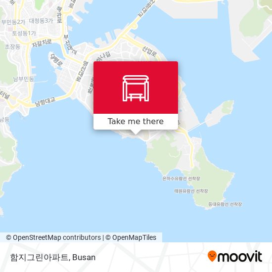 함지그린아파트 map