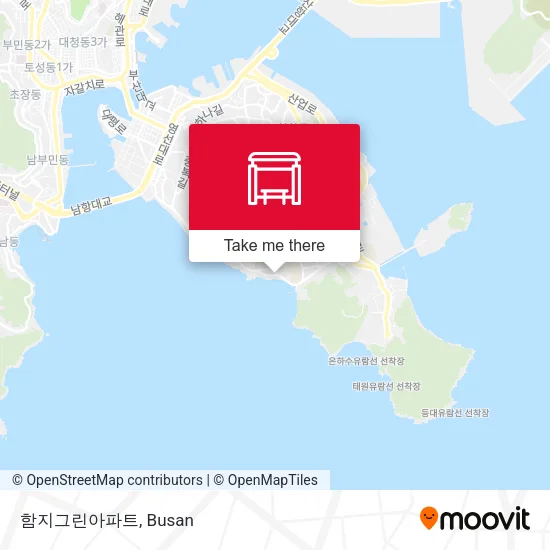 함지그린아파트 map
