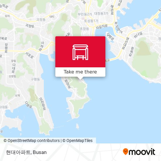 현대아파트 map