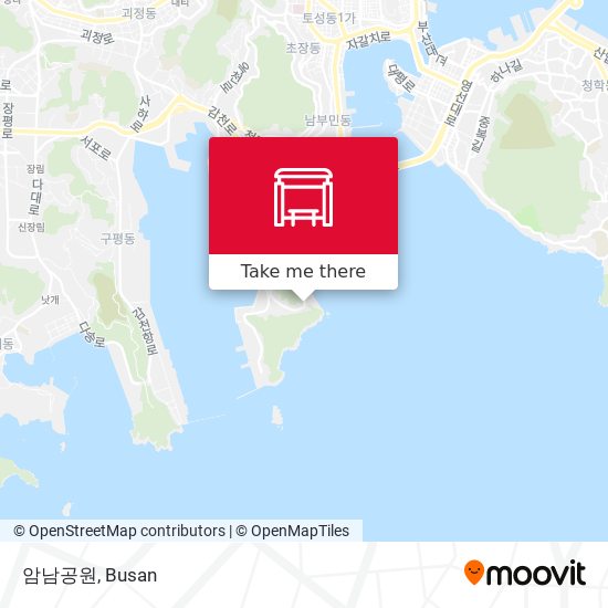 암남공원 map