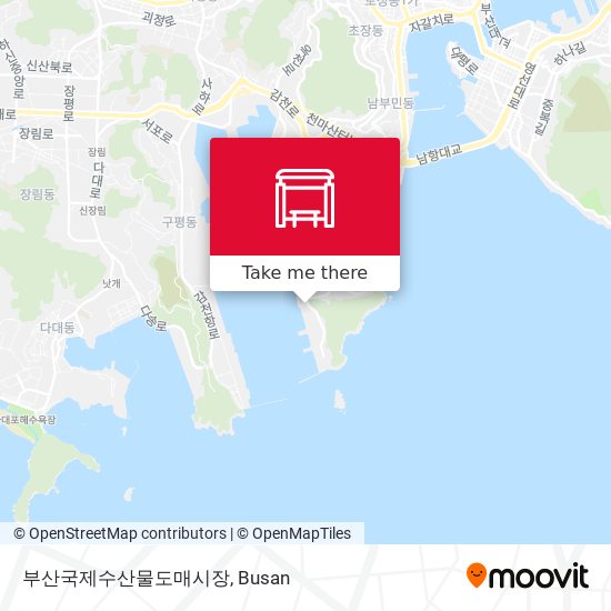 부산국제수산물도매시장 map