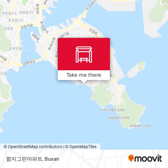 함지그린아파트 map