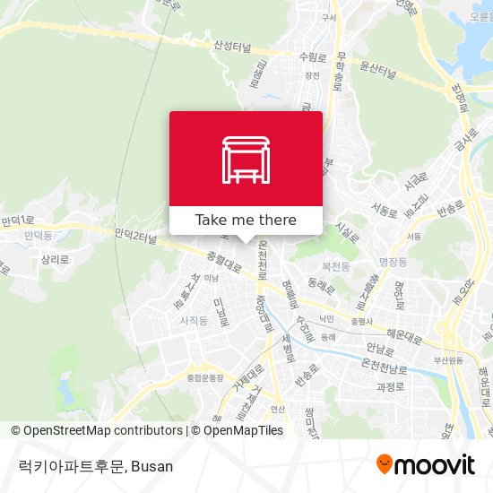 럭키아파트후문 map