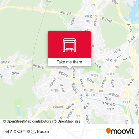 럭키아파트후문 map