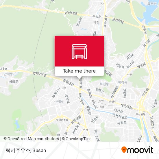 럭키주유소 map