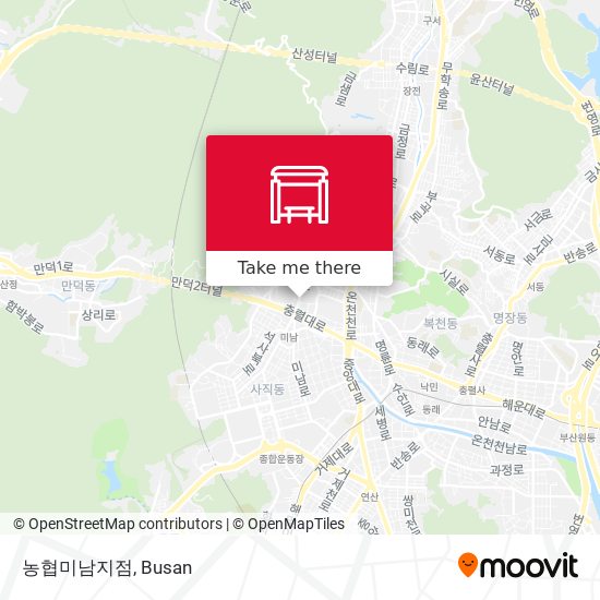 농협미남지점 map