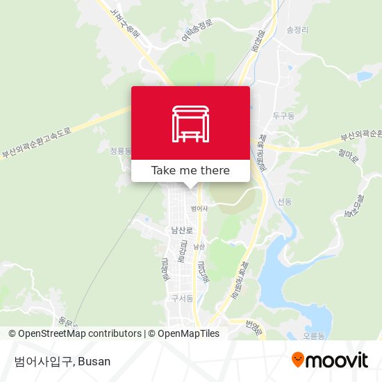 범어사입구 map