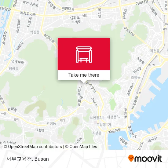 서부교육청 map