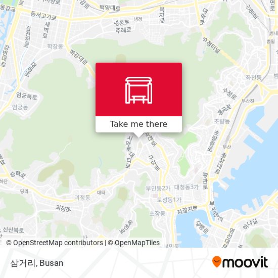 삼거리 map