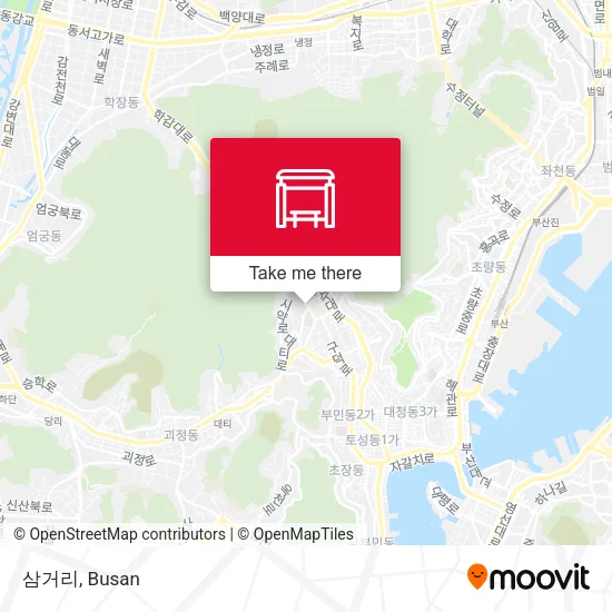 삼거리 map