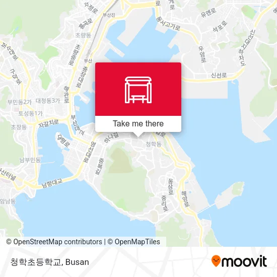 청학초등학교 map