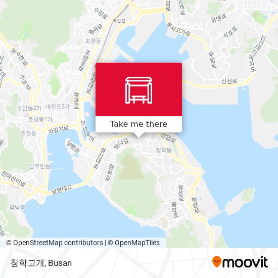 청학고개 map