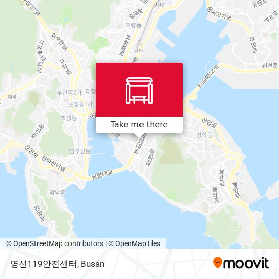 영선119안전센터 map