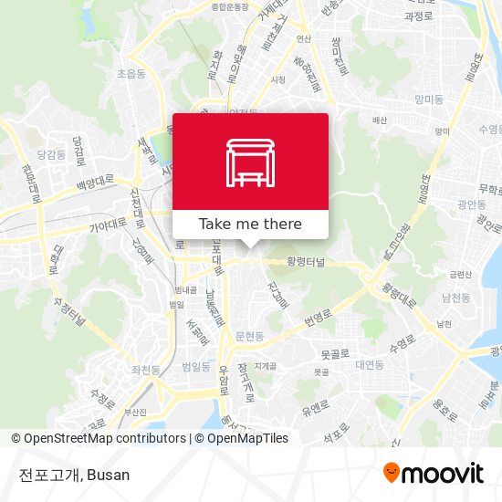 전포고개 map