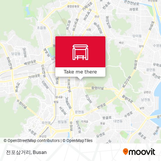 전포삼거리 map