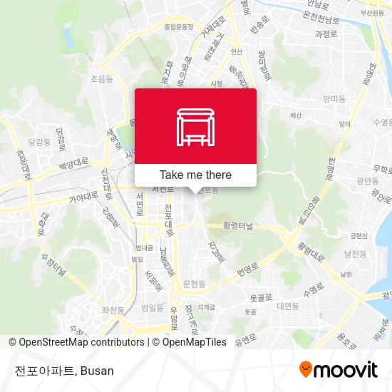 전포아파트 map