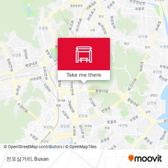 전포삼거리 map