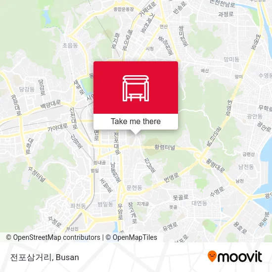 전포삼거리 map