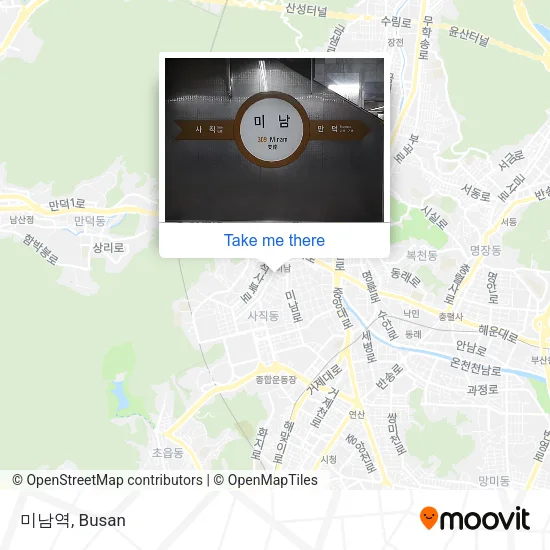 미남역 map