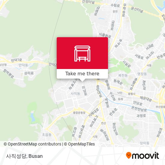 사직성당 map