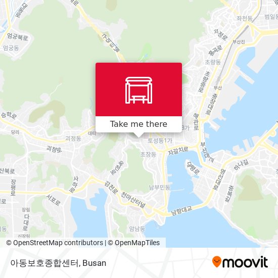 아동보호종합센터 map