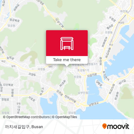 까치새길입구 map