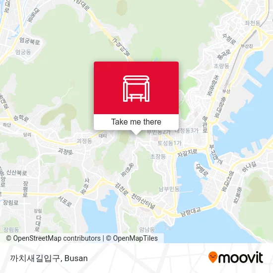 까치새길입구 map